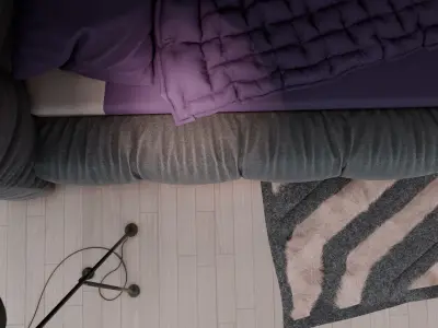 Hotel BedRoom 3D model