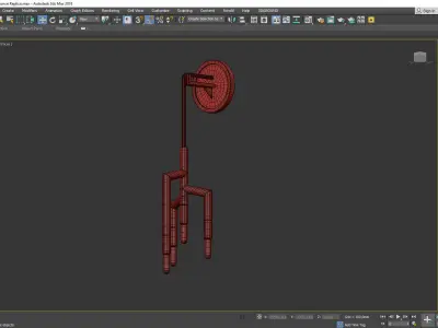 LOPO lamp Low-poly 3D model