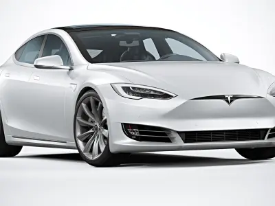 Tesla Car Collection 3D model