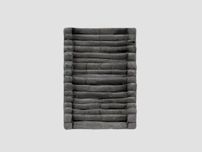 Stone Staircase Low-poly 3D model