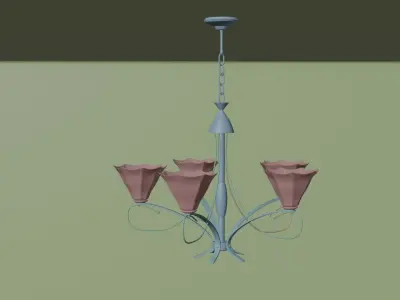 Roof lamp 3D model