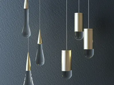 lamp droplight Low-poly 3D model buy