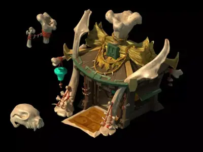 Xiqiao City - Bone House 21 3D model