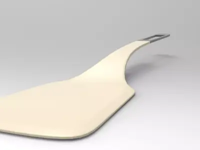 Lender Spatula Low-poly 3D model