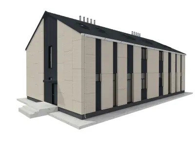 Modern House Building 3D model