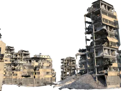  Destroyed Buildings Pack 