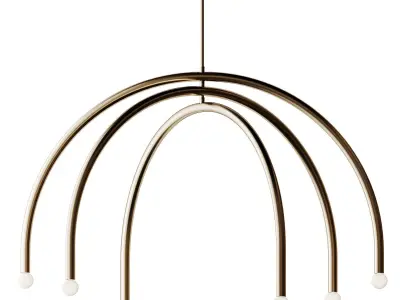 Arc Chandelier 3D model purchase