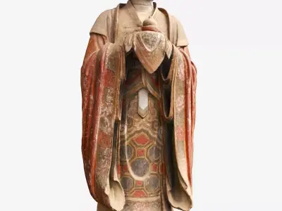 Deity Statue Sculpture19 3D model