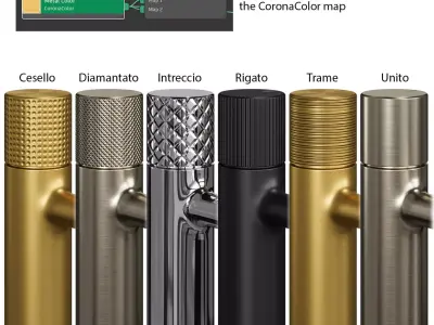 Gessi Habito mixer set 3D model