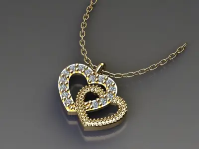 Collection Heart 7 Pendant 3D print model