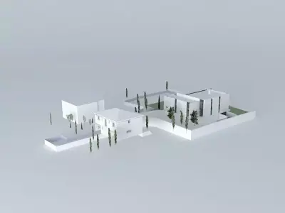 20120206AVBT modern house Free 3D model