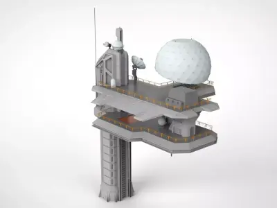 radar platform 4 3D model