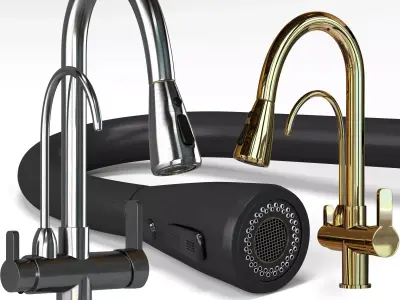 Vidric Deck sink 3D model