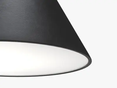 String Light Cone Pendant PBR 3D model