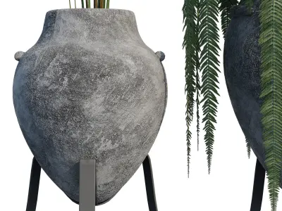 Tuscan plant stand 3D model