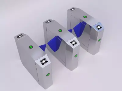 Security Barrier 3D model