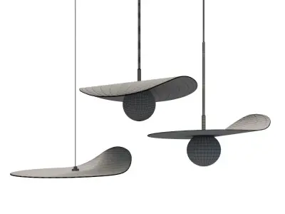 pendant light Kdln Flow 3D model