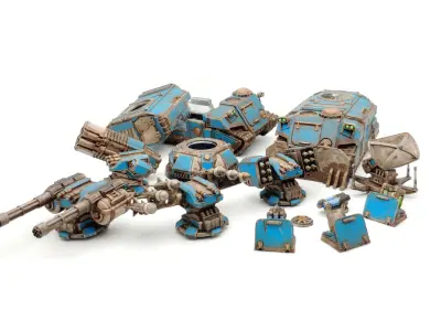 Tempest legion and Black Knights - Euphractus Support Vehicle 3D print model