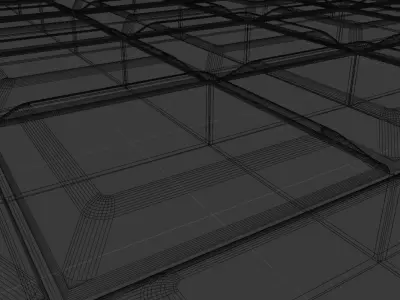 Chocolate Bar Tile Low-poly 3D model