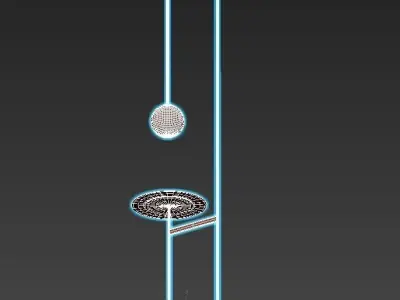 LIGHT WITH A TABLE 3D model