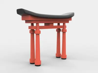 Torii Gate 3D model