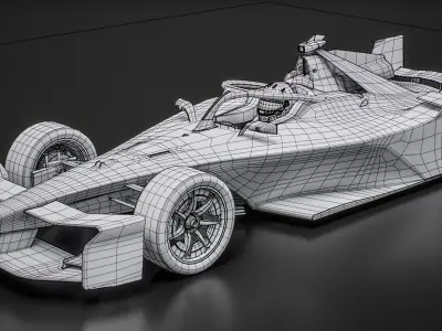  Mahindra Racing Formula E 2026 Season 12 Gen3 Race Car 