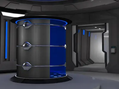 Sci Fi Room 3D model