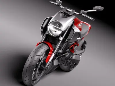Ducati Diavel 2011 3D model