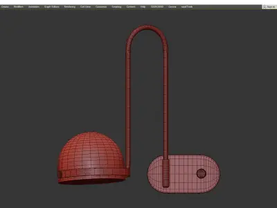 Bowee W1 Wall Sconce Low-poly 3D model