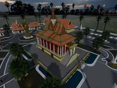 Khmer Pagoda 2025  3D model