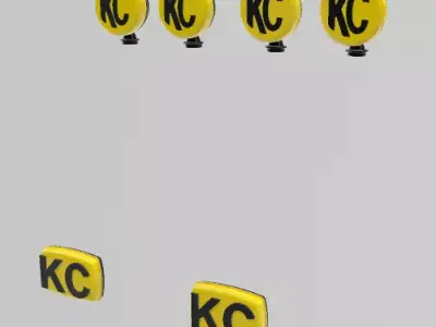 KC Lights for Marty McFly Hilux from Back to the Future 3D print model