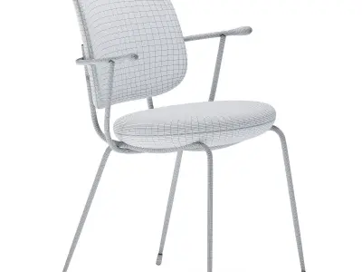 Industry Dining Armchair by Stellar Works 3D model