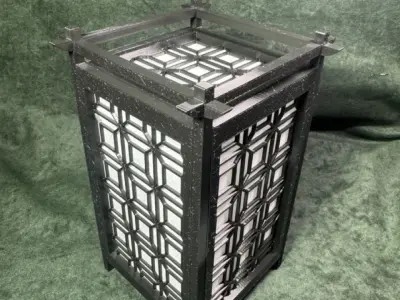 Kumiko Japanese Shoji Lantern - Tsutsuidutsu 3D print model