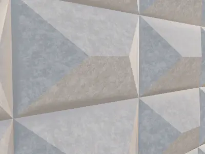 Soviet Concrete Fence 3D model