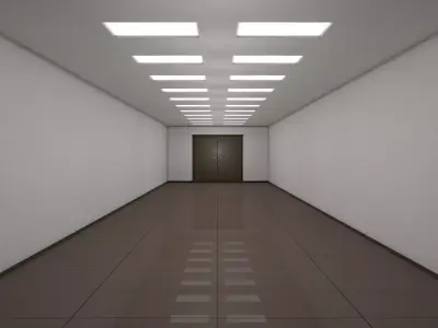 Sci Fi Corridor  Low-poly 3D model