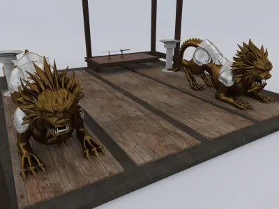 Samurai Sword  3D model