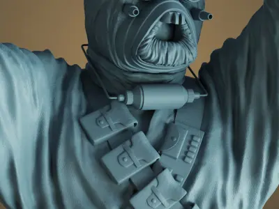 Tusker raider 3d print model  3D print model