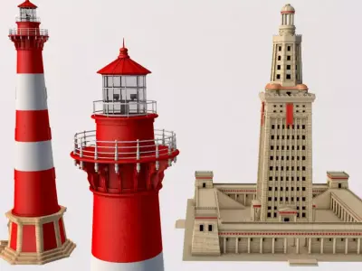 Lighthouse collection 3D model