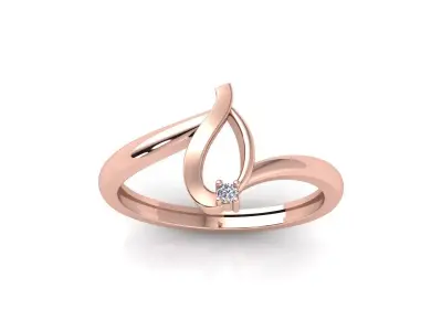 Simple Light Weight Ring  Free 3D print model