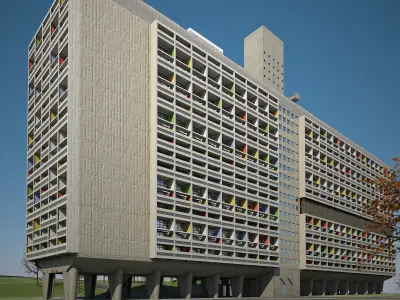 Unite Habitation Marseille 3D model