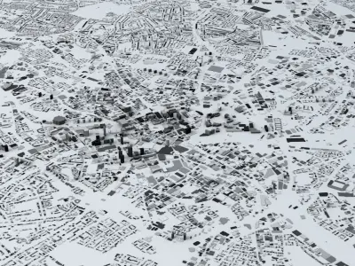 Birmingham Streets and Buildings 3D model