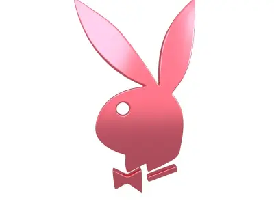 Playboy Logo v1 010 Free low-poly 3D model