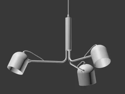 Liang Pendant Metal Lamp 3D model
