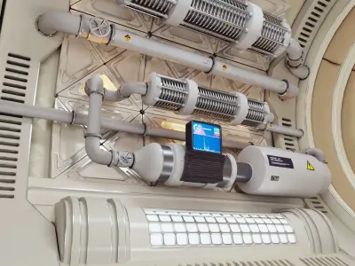 Spaceship Maintenance Corridor  3D model