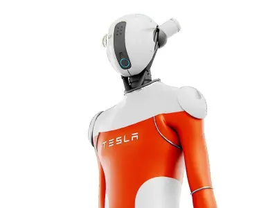 TESLA ROBOT V-3  RIGGED 3D model
