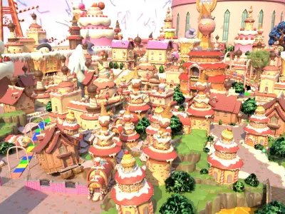 Candy Land 3D model