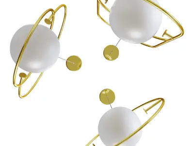Imperium light art deco 3D model