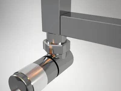 Bathroom Radiator Scirocco Winter 18 14 Low-poly 3D model