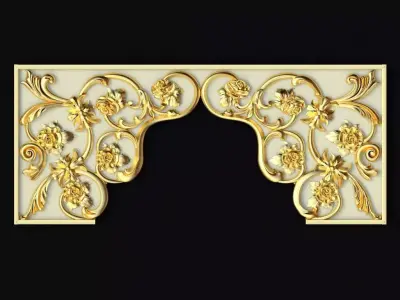 dekor ornament 3D model 184