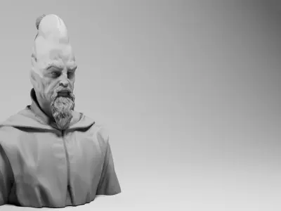 Silas Carson - Ki Adi Mundi - Star Wars Episode I 3D print model